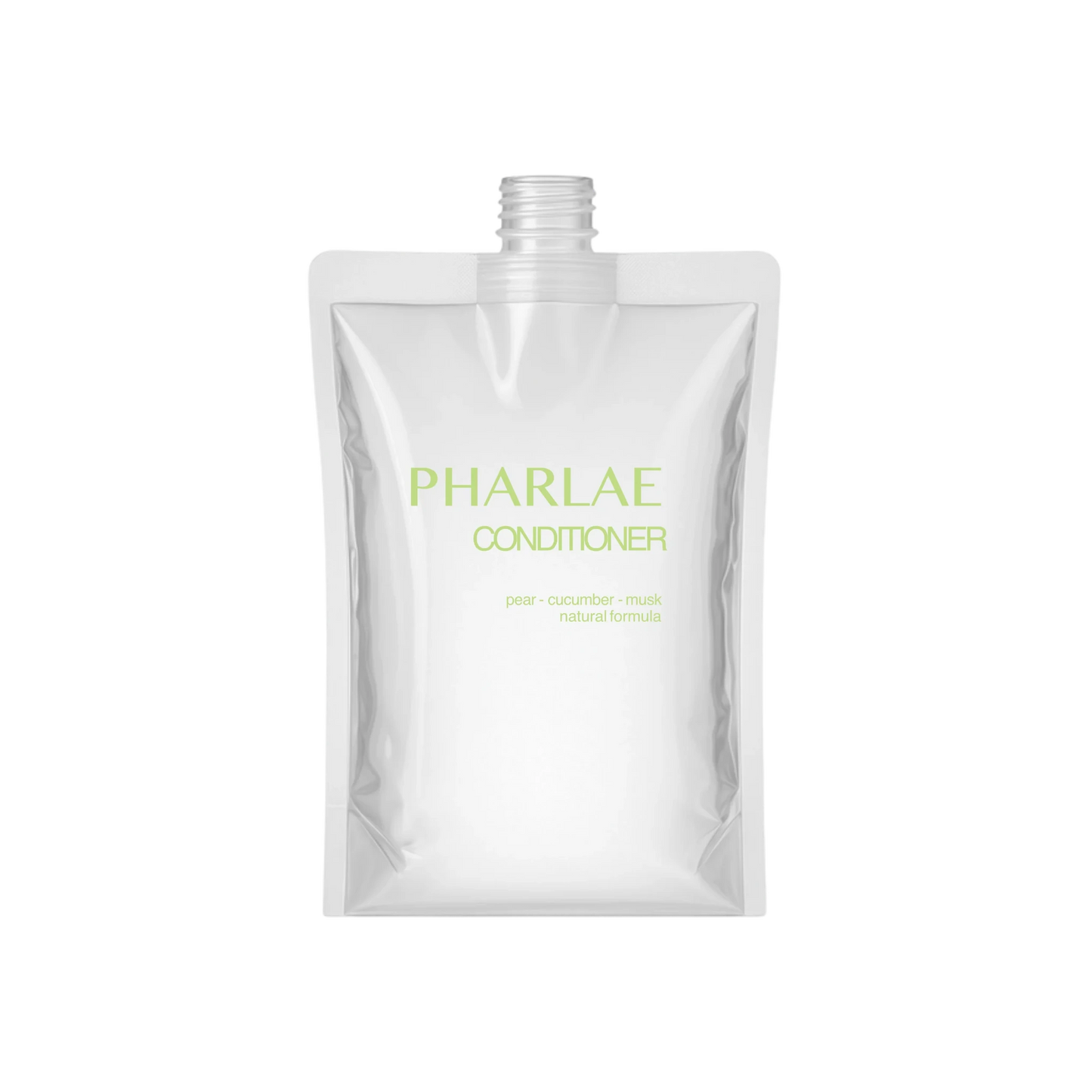 Pharlae conditioner packaging in refill pouch