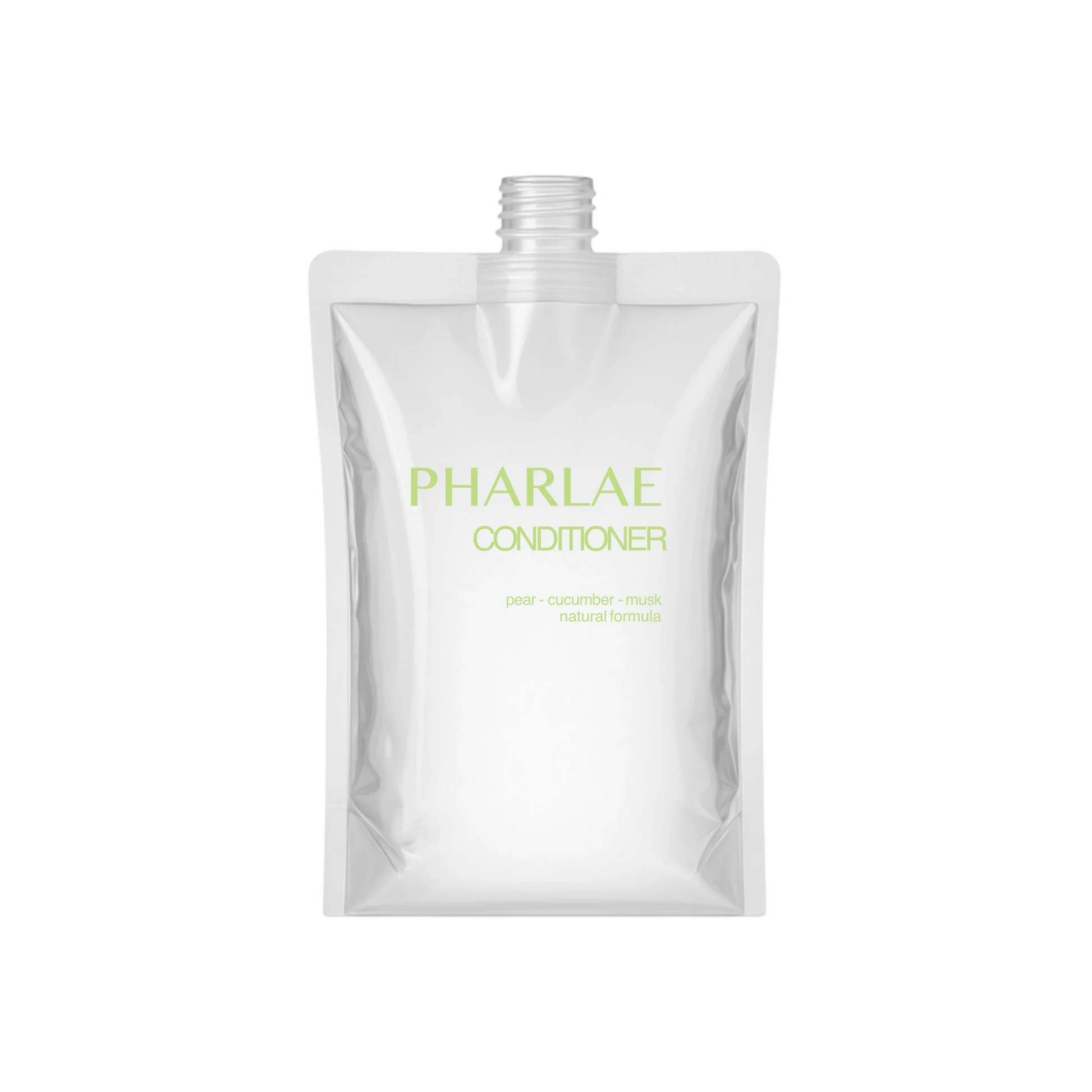 Pharlae conditioner packaging in refill pouch